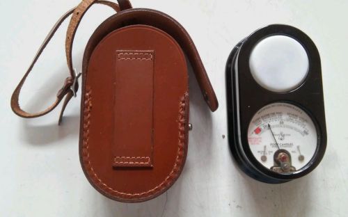 Vtg 1930&#039;s Weston Sight Light Meter 0 - 75 Candlepower Model 703 Bakelite w/Case