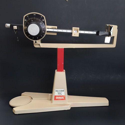 OHAUS DIAL-O-GRAM 310g BEAM BALANCE SCALE USED SCHOOL SURPLUS GOOD CONDITION