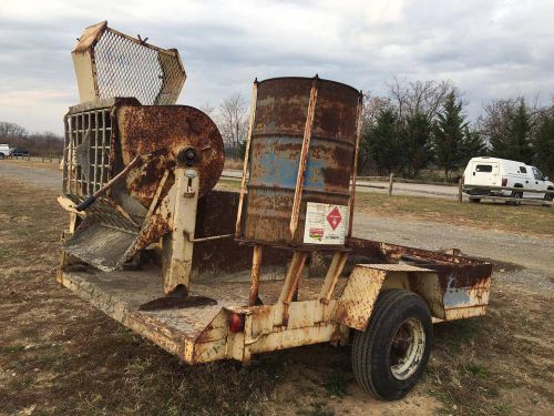 TGL S/A TAG-A-LONG TRAILER WITH CONCRETE MIXER MASONARY GROUT HONDA ENGINE