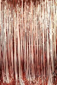 Rose Gold Foil Fringe Curtain Party Wedding Backdrop Hen Fashion Decoration