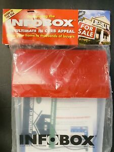 Infobox Outdoor Brochure Box Real Estate Literature Flyer Document Holder