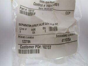 Lancer Cornelius Soda Valve, Brixing Seperator, Syrup, Valve, LEV, 3.0/4.5 Oz.