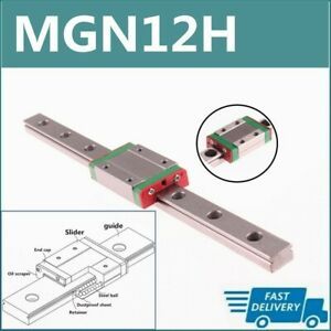 MGN12H 250mm~550mm Linear Sliding Guide Rail with Block CNC 3D Printer US