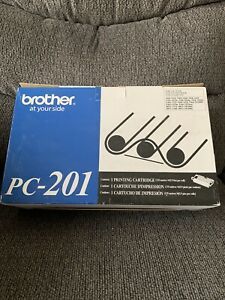 Genuine Brother PC201 Printing Cartridge - Black - Fax and Printer