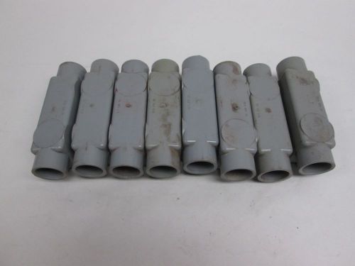 Lot 8 gsr 2009-010 1in plastilet 12.6cu.in. pvc ii conduit d291276 for sale