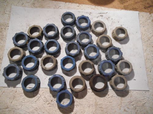 LOT OF (29) 1&#034; PLASTIC BUSHINGS