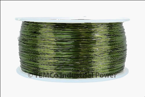 490 7 for sale, Magnet wire 31 awg gauge enameled copper 155c 1lb 3950ft magnetic coil green