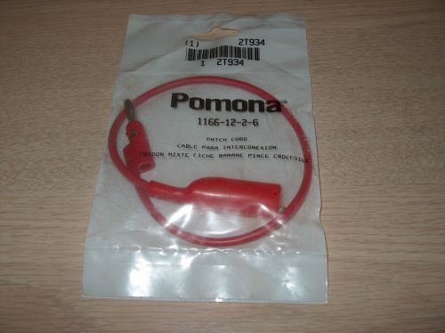 POMONA PATCH CORD 1166-12-2-G **NEW**