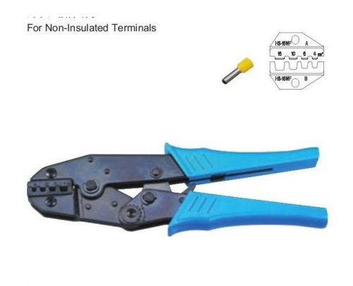 1 x Non-Insulated Terminals Ratchet Crimping Tool Plier Crimper 4-16sqmm AWG12-6