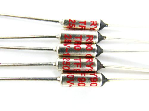 5 Pcs RY TF 90 °C 250V 10A Thermal Fuse temperature