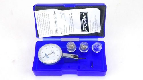 FOWLER 52-563-777 0.08&#034; 0-4-0 0.0001&#034; Grad. Horizontal Dial Test Indicator G3