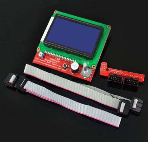 1Pcs New 3D printer RAMPS1.4 LCD12864 intelligent Smart Controller  Hot Sale