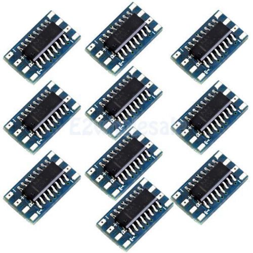 10x Mini RS232 to TTL Converter Module Board Adapter MAX3232CSE 3-5V 120kbps