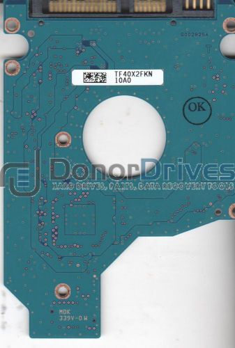 MK3265GSX, A0/GJ205E, HDD2L34 M UL01 T, G002825A, Toshiba SATA 2.5 PCB + Service