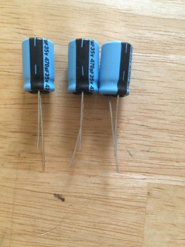 CAPACITORS 1 uF Elec 50V 20%, 1000 uf Elec 16V 20%, 470 uF Elec 35V 20%