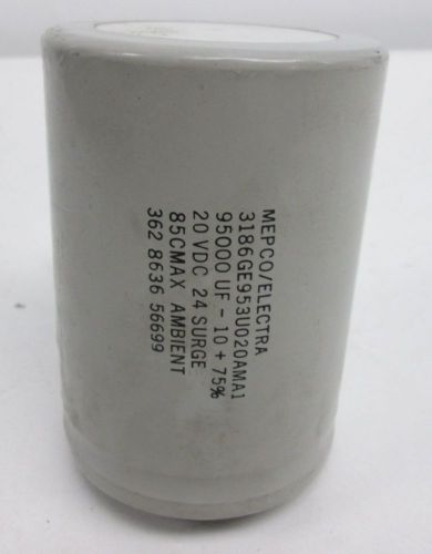 MEPCO 3186GE953U020AMA1 20V-DC 95000UF CAPACITOR D298503