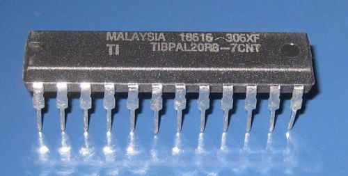 TIBPAL20L8-7CNT TI PAL Vintage 24-PIN IC PAL20L8