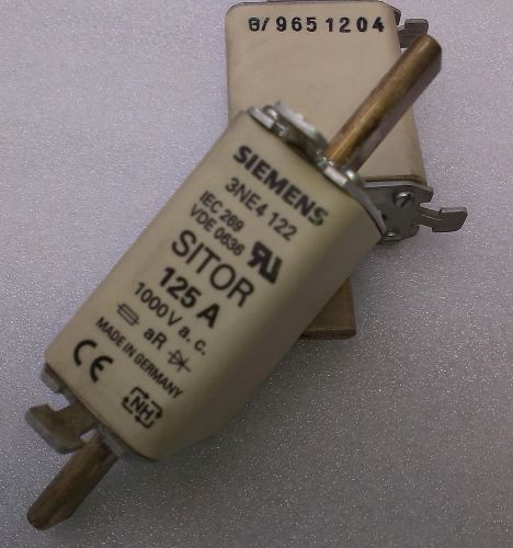 Siemens 3NE4 122 fuse 3NE4122 125A 1000V