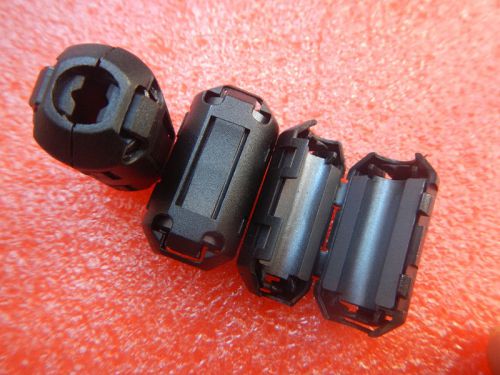 50pcs BLACK 7mm Clip-on RFI EMI Filter Ferrite Ferrites (without mark)