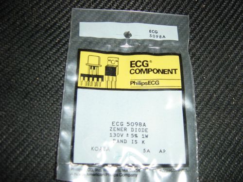 2pcs NEW ECG5099A 140VOLT 1WATT ZENER DIODE NTE5099A