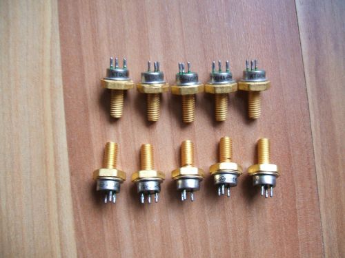 10 x KT904A transistors,gold-plated