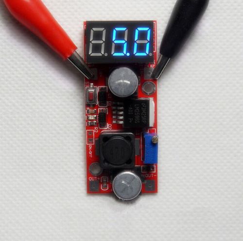 Blue best us dc buck step down converter lm2596 voltage regulator+ voltmeter for sale