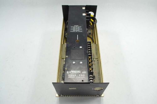 EXTRON 8210-01-070 SNAP-PAC DC 3HP 240V-AC 200V-DC 18A 1.5A MOTOR DRIVE B354977