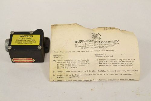 NEW DUFF NORTON SK6200T10 VISUAL POSITION INSTRUMENT TERMINAL TRANSDUCER B313430