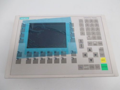 SIEMENS OP270 6AV6 542-0CA10-0AX0 SIMATIC PANEL INTERFACE PANEL 24V-DC D241446