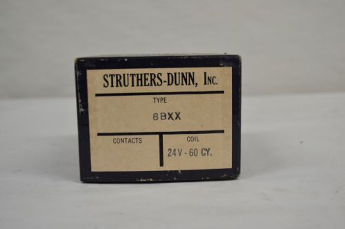 NEW STRUTHERS-DUNN 8BXX-24VAC RELAY 24V-AC  D203601