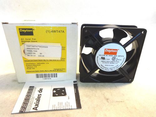 NEW IN BOX DAYTON 4WT47A 115V AC AXIAL FAN