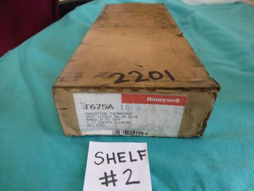 Honeywell type t675 a 1508 bulb temperature insertion thermostat control for sale