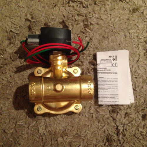 NEW ASCO Solenoid Valve Cat # EF8210G4 5-150 PSI X-Proof Brass (NEW)