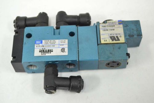 MAC 811C-PM-111CC-152 150PSI 110/120V-AC 1/4 IN NPT SOLENOID VALVE B355809