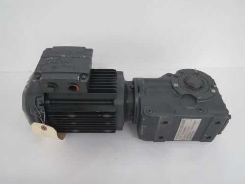 SEW EURODRIVE KA37/A GEAR 1HP 230/460V-AC 1740RPM 17.15:1 101RPM MOTOR B439777