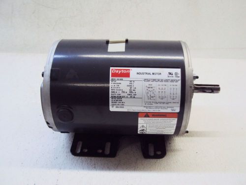 DAYTON 3/4 HP MOTOR 1140 RPM, 208-230/460 VOLT, FRAME 56H, 3 PHASE (NIB)