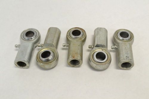 LOT 5 NEW AURORA 5/8IN MG-10KZ FEMALE GENERAL PURPOSE ROD END BEARING B258897