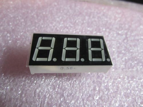 THREE DIGIT NUMERICAL LED DISPLAYS--.56 INCH