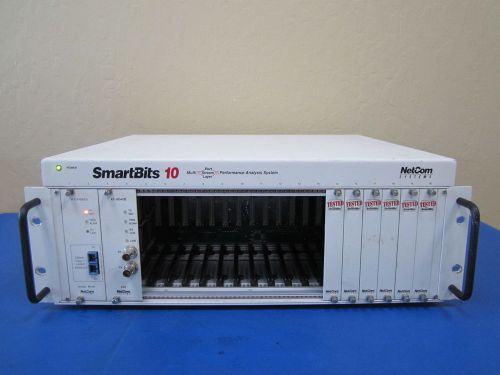 Spirent smartbits model smb-10 network analyzer w/ at-9155cs &amp; at-9045b modules for sale