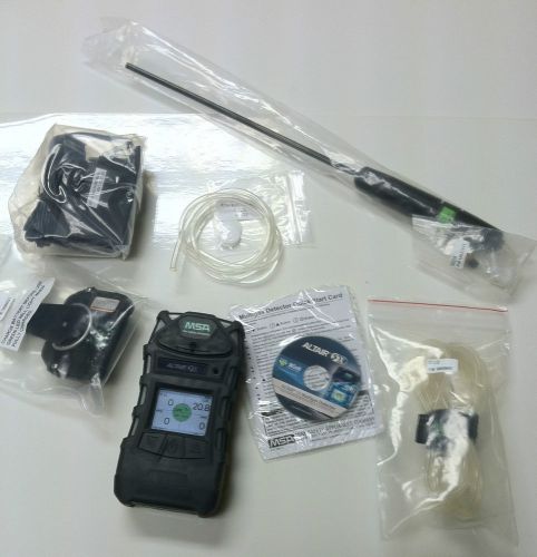 MSA Altair 5x 4 Gas (O2-LEL-CO-H2S) Detector,internal pump,CPO Inventory,2 batts