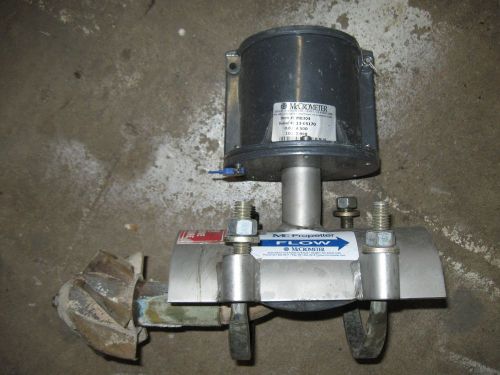 Mccrometer mcpropeller 4&#034; flow meter 0-800 g.p.m for sale