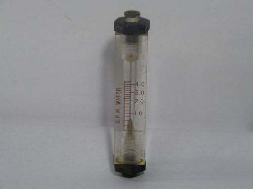 Generic flow meter 0- 4.0 gpm water ! wow ! for sale