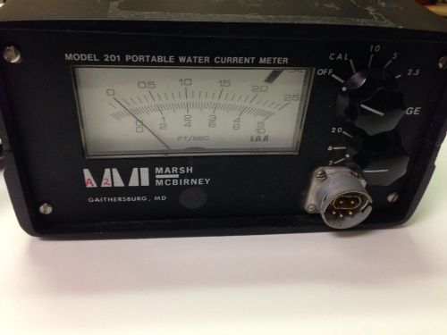 WATER CURRENT METER MODEL 201 MARSH MCBIRNEY