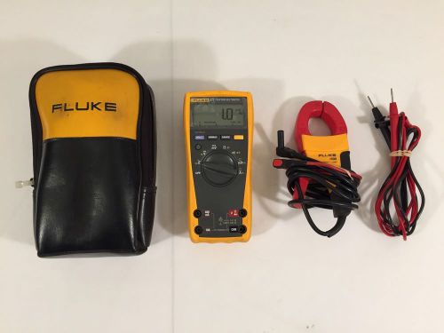 FLUKE 177 TRUE RMS MULTIMETER / i400 CLAMP / CASE / LEADS / GOOD CONDITION!!!