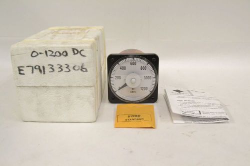 NEW YOKOGAWA 103111EASV 0-1200 DC AMMETER AMPERES PANEL METER B327547