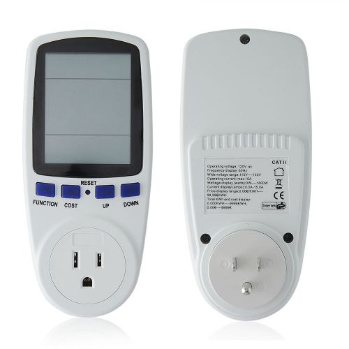 Quality us plug power energy voltage electricity usage analyzer monitor for sale