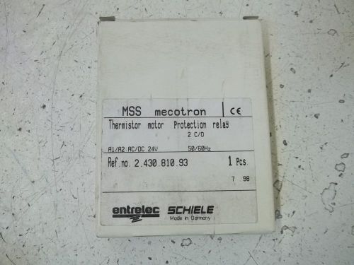 ENTRELEC 2.423.810.93 THERMISTOR MOTOR PROTECTION RELAY *NEW IN A BOX*