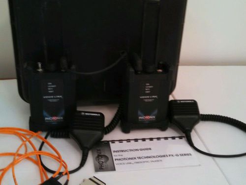 PHOTONIX TECHNOLOGIES FIBEROPTIC TALKSET