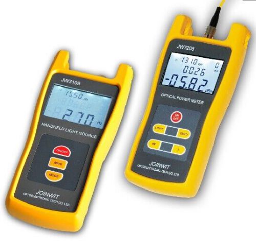 Handheld High precision Optical Power Meter JW3208A + Light Source JW3109 Combo