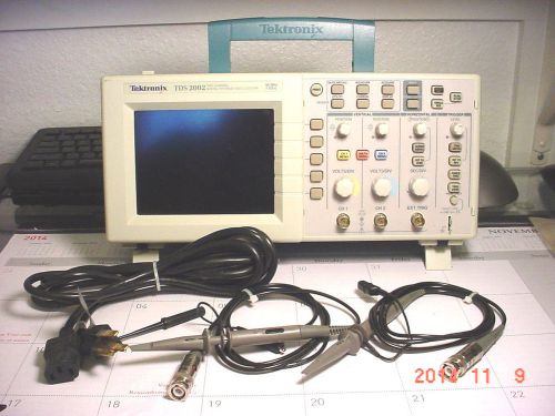 TEKTRONIX TDS 2002 2 CHANNEL DIGITAL STORAGE OSCILLOSCOPE